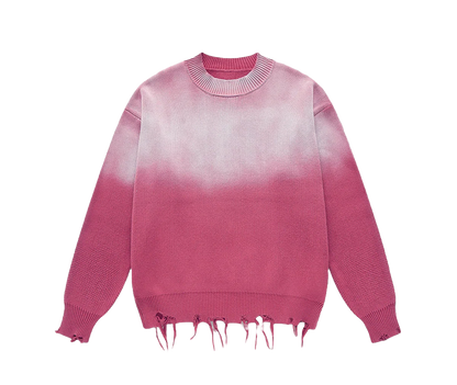 ARVID - DISTRESSED SWEATER