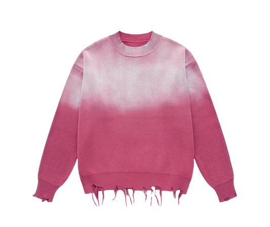 ARVID - DISTRESSED SWEATER